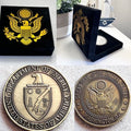 DOE US Department of ENERGY US Government Bronze Plated-Challenge Coin w/ case