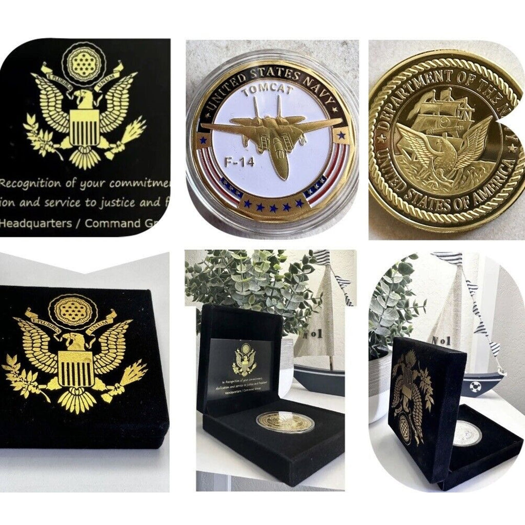U S NAVY F-14 TOMCAT Challenge Coin USN
