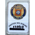 US Army 82nd Airborne Challenge Coin With Beautiful Case