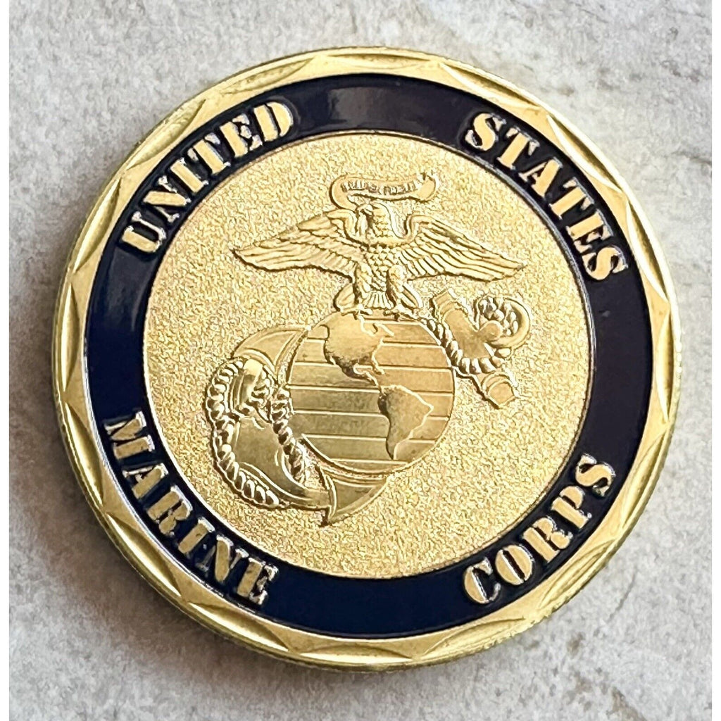 Us Marine Corps - 6th MARINE REGIMENT Challenge Coin With 3D Display Case