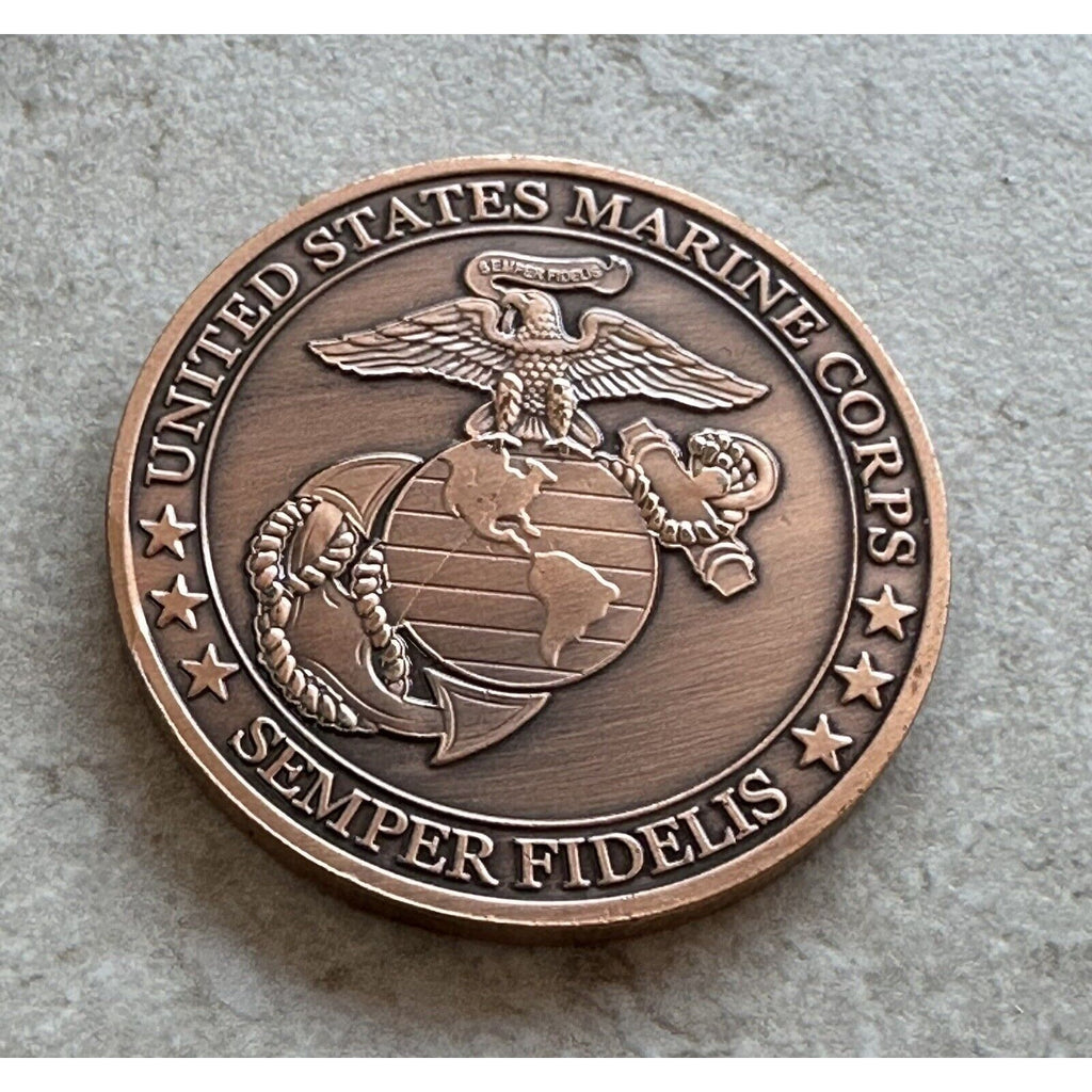 United States Marine Corps "Semper Fidelis" Battle of Iwo Jima Military Coin