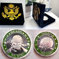 US Army Heads We Win Tails You Lose - Challenge Coin with velvet case new.