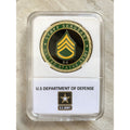 US ARMY STAFF SERGEANT E-6 Challenge Coin Promotion Rank Military Gift