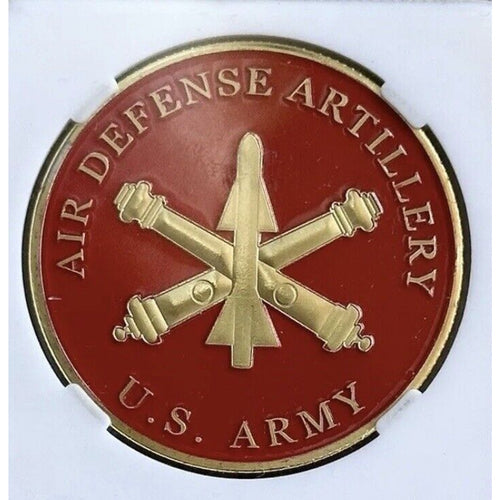 Air Defense Artillery U.S. Army Challenge Coin With Velvet Presentation Box