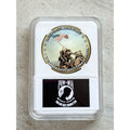 USMC IWO JIMA Marines Challenge Coin POW - MIA