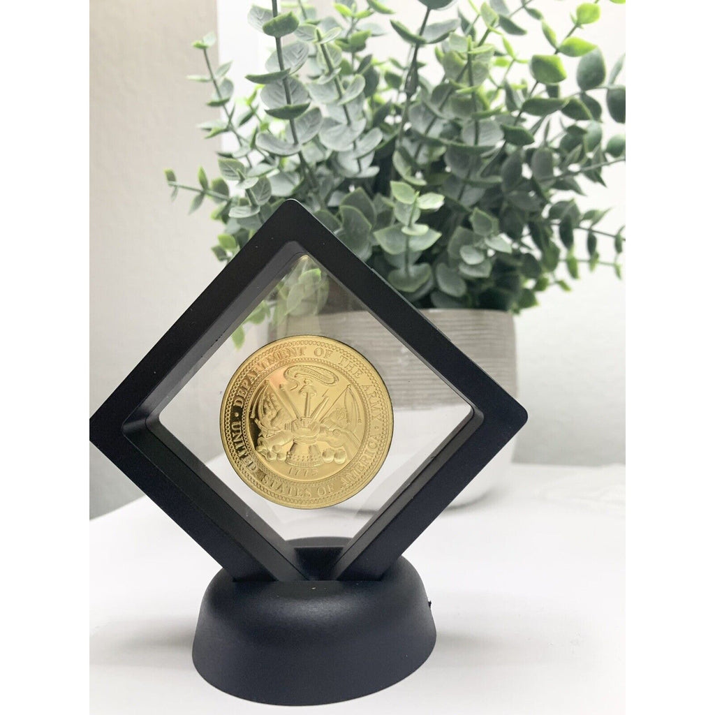 US ARMY INTELLIGENCE AND SECURITY COMMAND Challenge Coin With 3D Displays Case