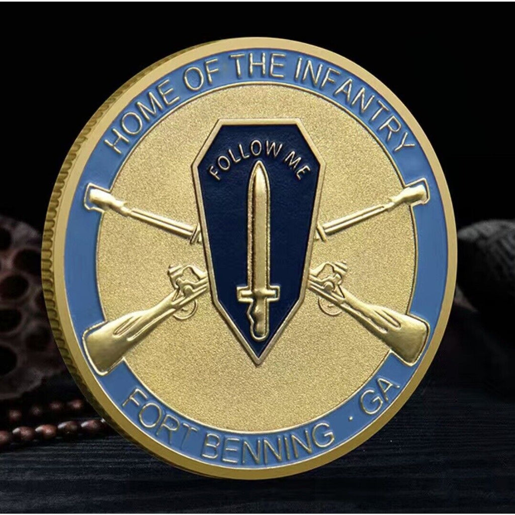 NEW U.S. Army Home of The Infantry Fort Benning, GA Challenge Coin New