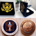 National Security Agency NSA Challenge Coin with special velvet case