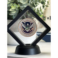 US Department Of Home land Security Challenge Coin With 3D Display Case