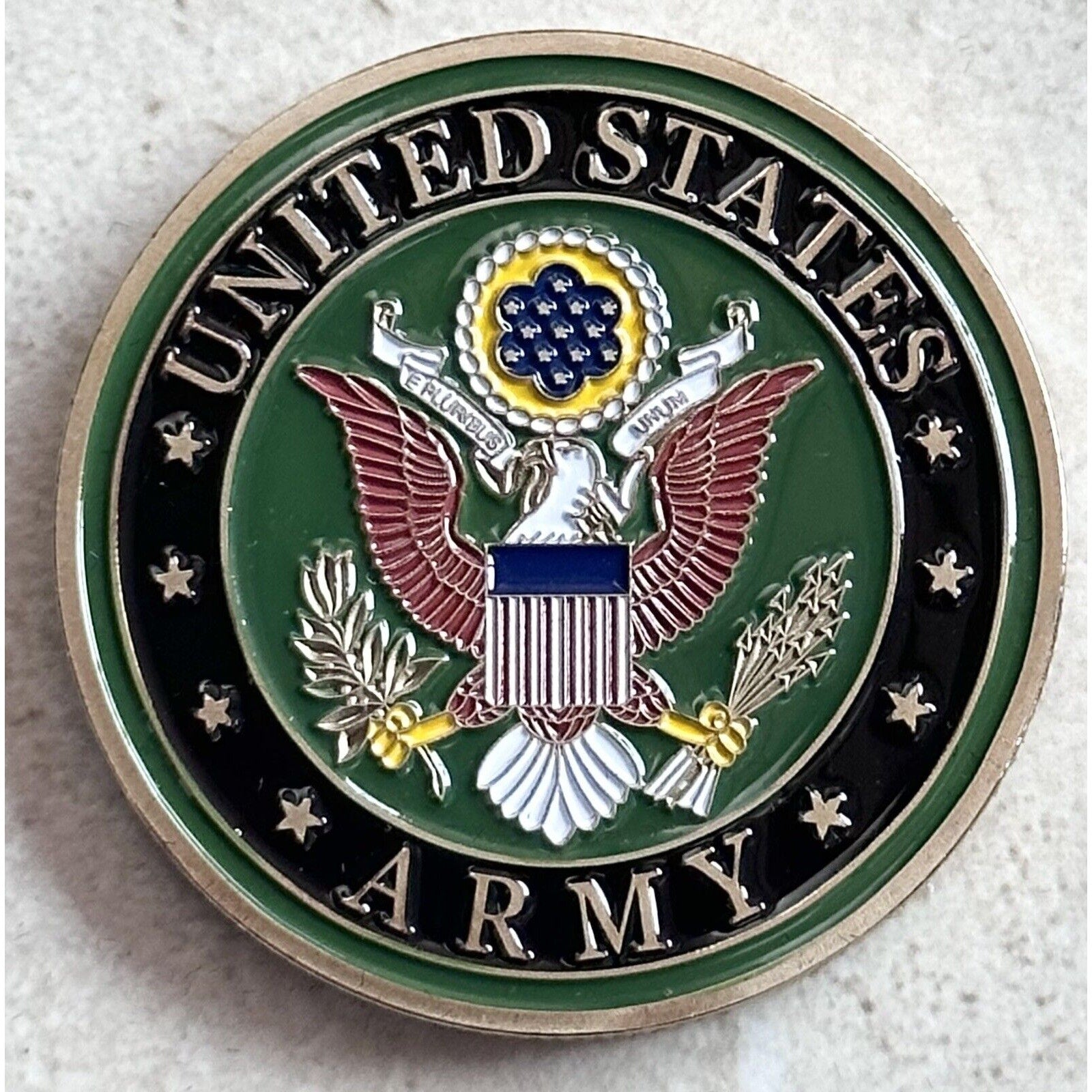 US ARMY MILITARY POLICE Challenge Coin With Velvet Presentation Box