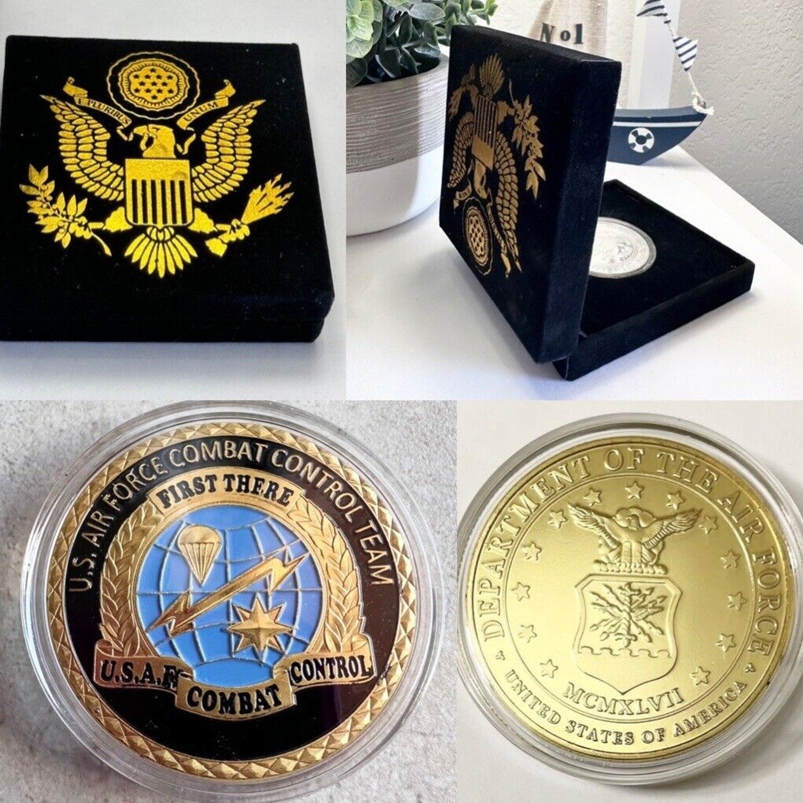 US Air Force COMBAT CONTROL Team Challenge Coin United States AIR FORCE USAF New