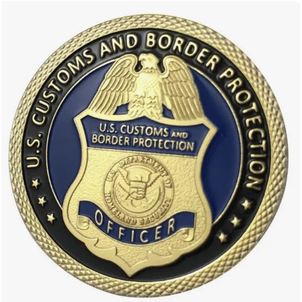 U.S CUSTOMS AND BORDER PROTECTION Challenge Coin w/ velvet presentation box