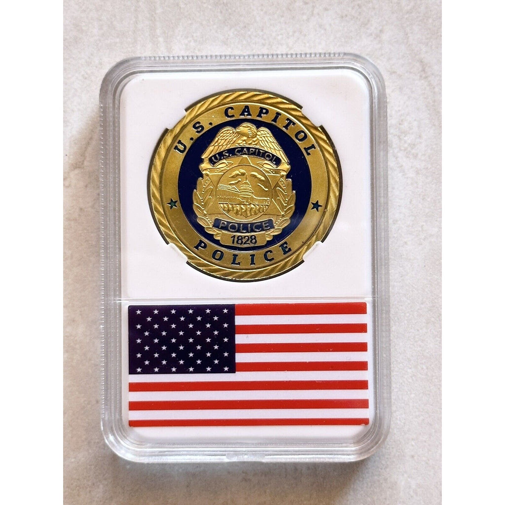 UNITED STATES US CAPITOL POLICE-Washington DC Challenge Coin St Michael New!