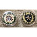 Command & General Staff College & 2nd Infantry Div Lot of 2 Challange coins USA!