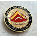 US MARINE CORPS " LANCE CORPORAL " E-3 Rank USMC Challenge Coin
