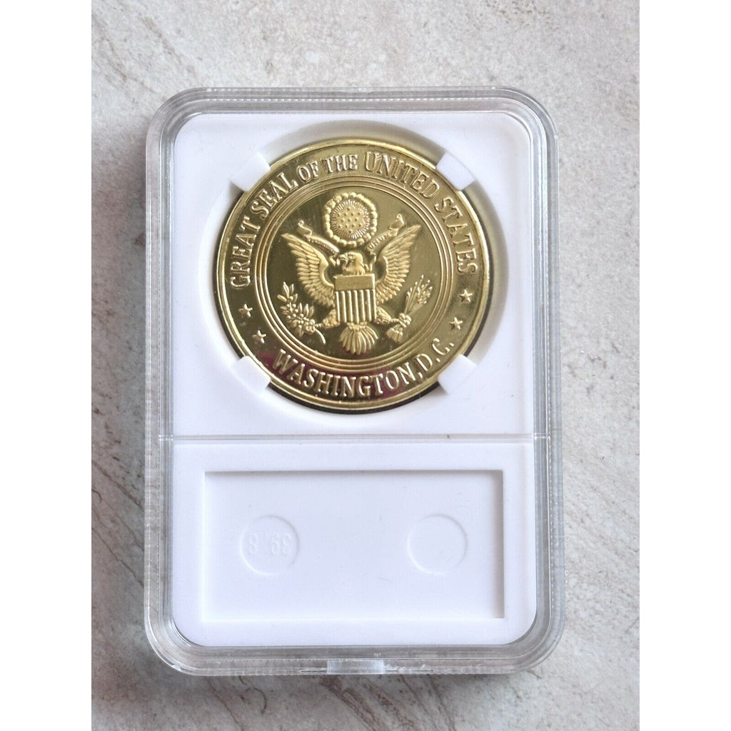 Department of Defense National Guard Bureau Challenge Coin With Case