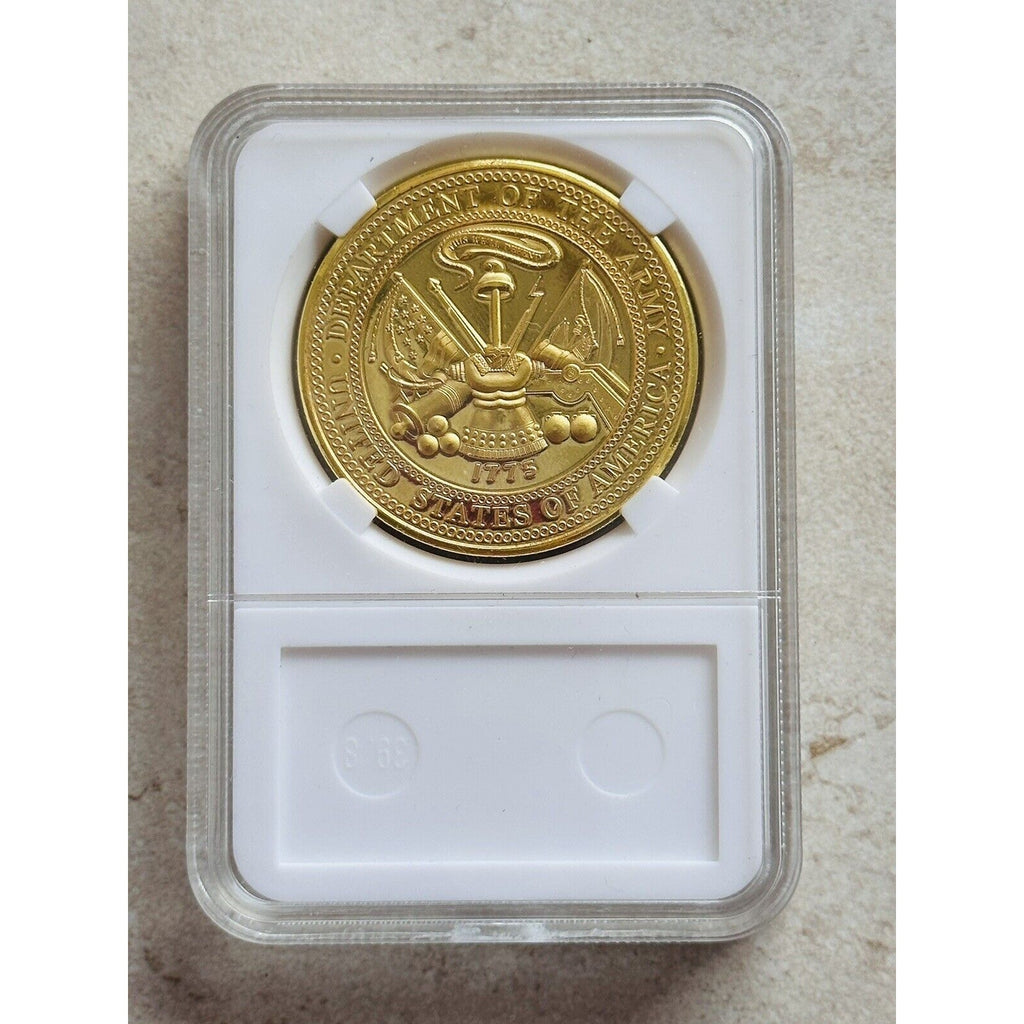 NEW U.S. Army Staff Sergeant E-6 Challenge Coin With Case