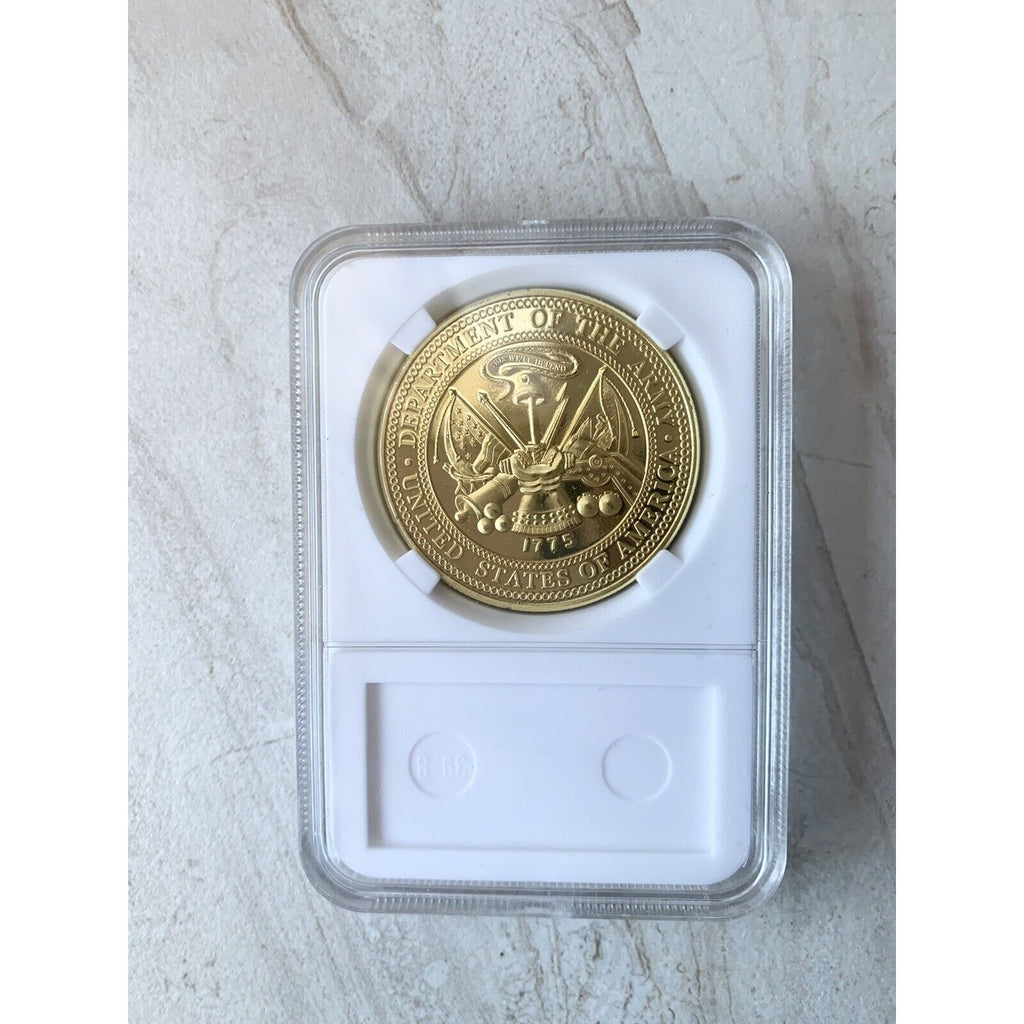 U S ARMY Field Artillery Challenge Coin Military Queen Of Battle With Case