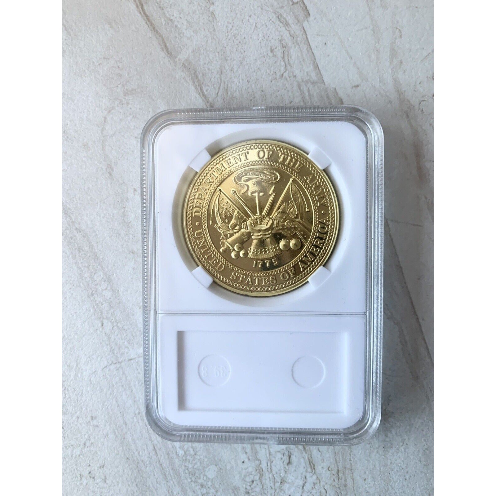 U S ARMY Field Artillery Challenge Coin Military Queen Of Battle With Case