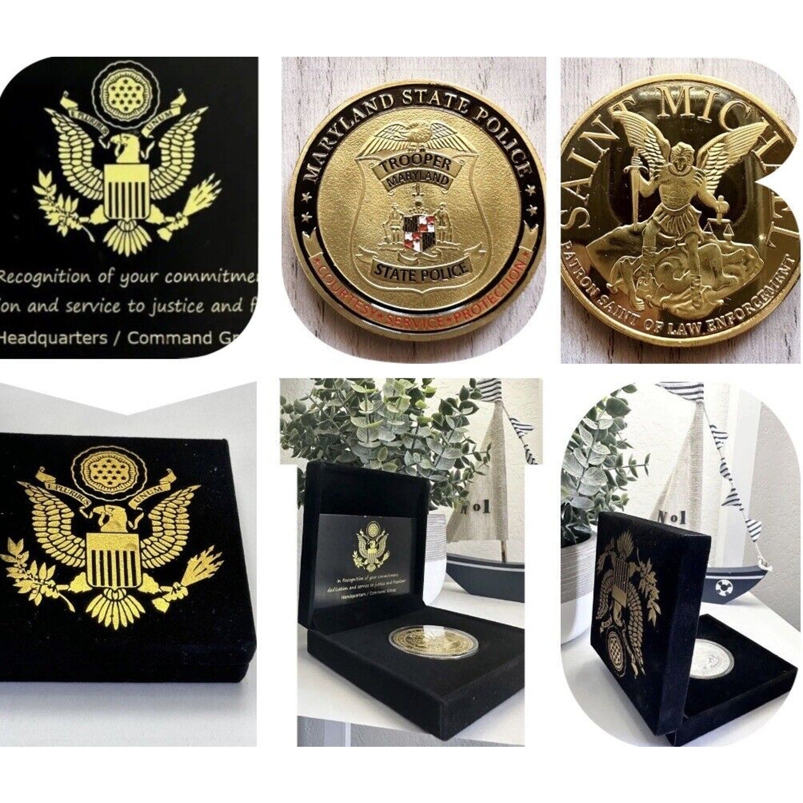 MARYLAND STATE POLICE Challenge Coin USA