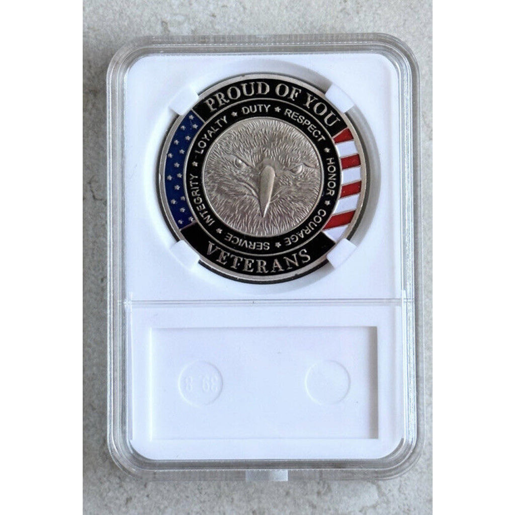 US Military Challenge POW MIA ARMY-NAVY- AIR FORCE COAST GUARD USMC