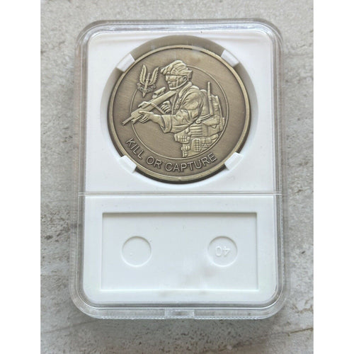 British Army UK Special Air Service WHO DARE WINS Kill or Capture Challenge Coin