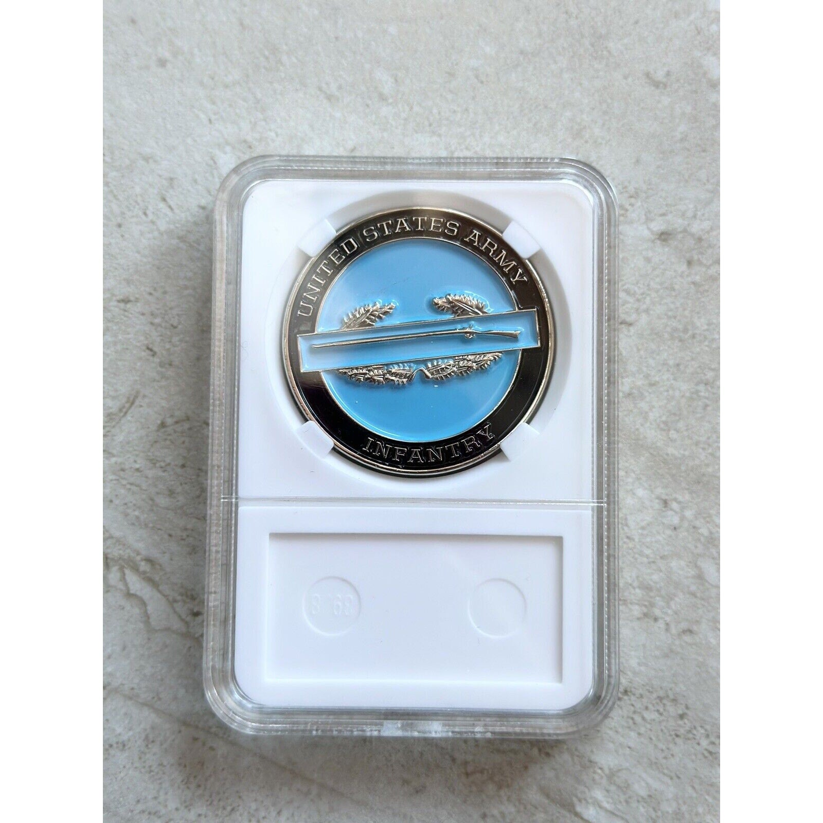 US Army Warrior Combat Infantry Badge Spacial Forces Airborne Challenge Coin