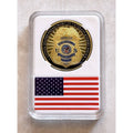 U S Dept of Veterans Affairs Police Challenge Coin With Case