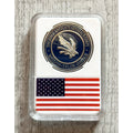 US AIR FORCE (JAG) JUDGE ADVOCATE GENERAL'S CORPS Challenge Coin with case.