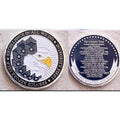 USAF Air Force Challenge Coin Eagle-Pilot Oath Airman's Creed Military Gift