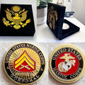 US MARINE CORPS " CORPORAL " Challenge Coin with velvet case
