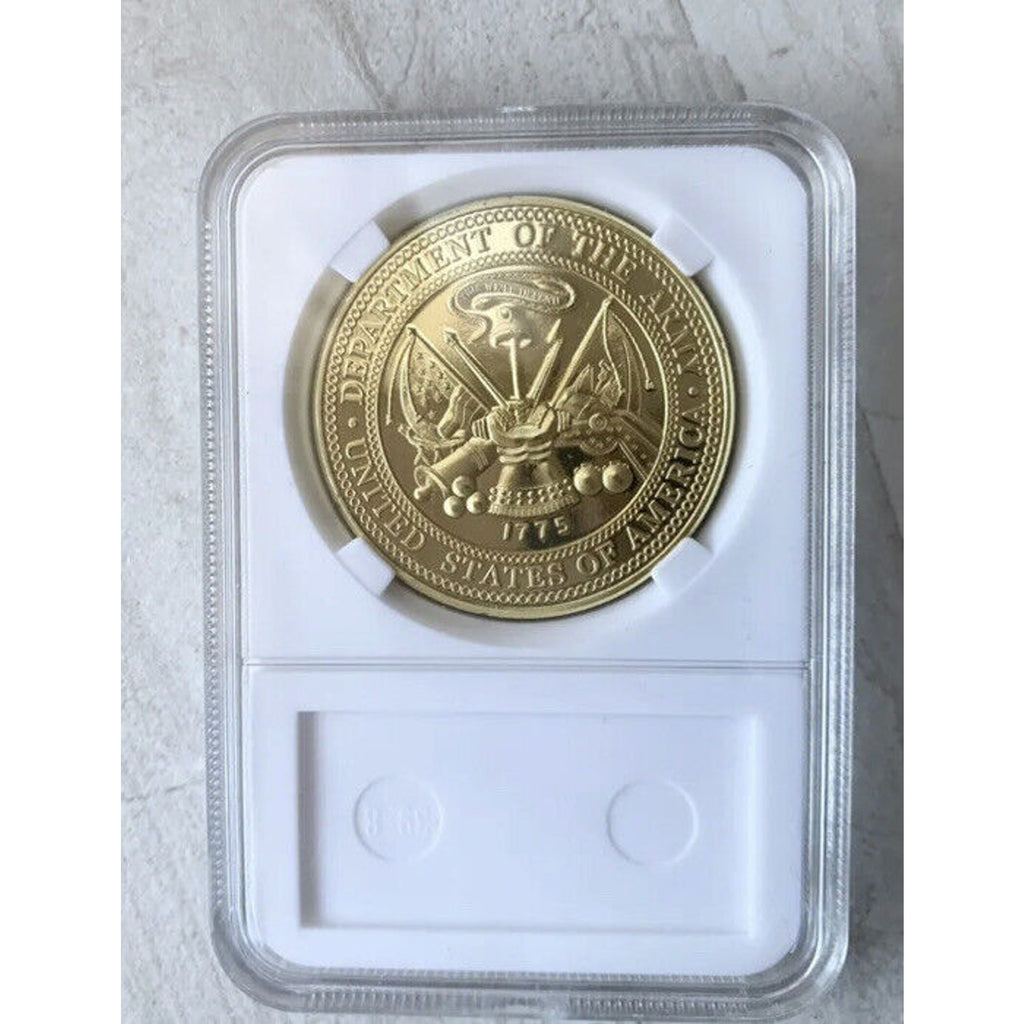 U S ARMY Field Artillery Challenge Coin Military KING Of Battle Come With Case