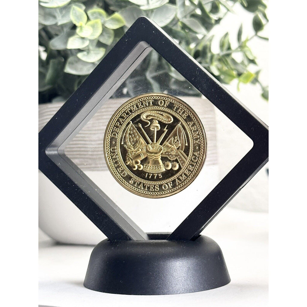 US ARMY 8th Military Information Support Group Challenge Coin With Display Case