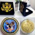 Dept of Veteran Affairs Challenge Coin with velvet case