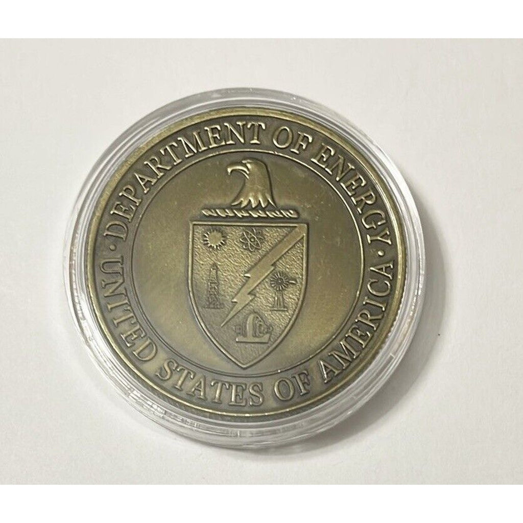 DOE US Department of ENERGY US Government Bronze Plated-Challenge Coin