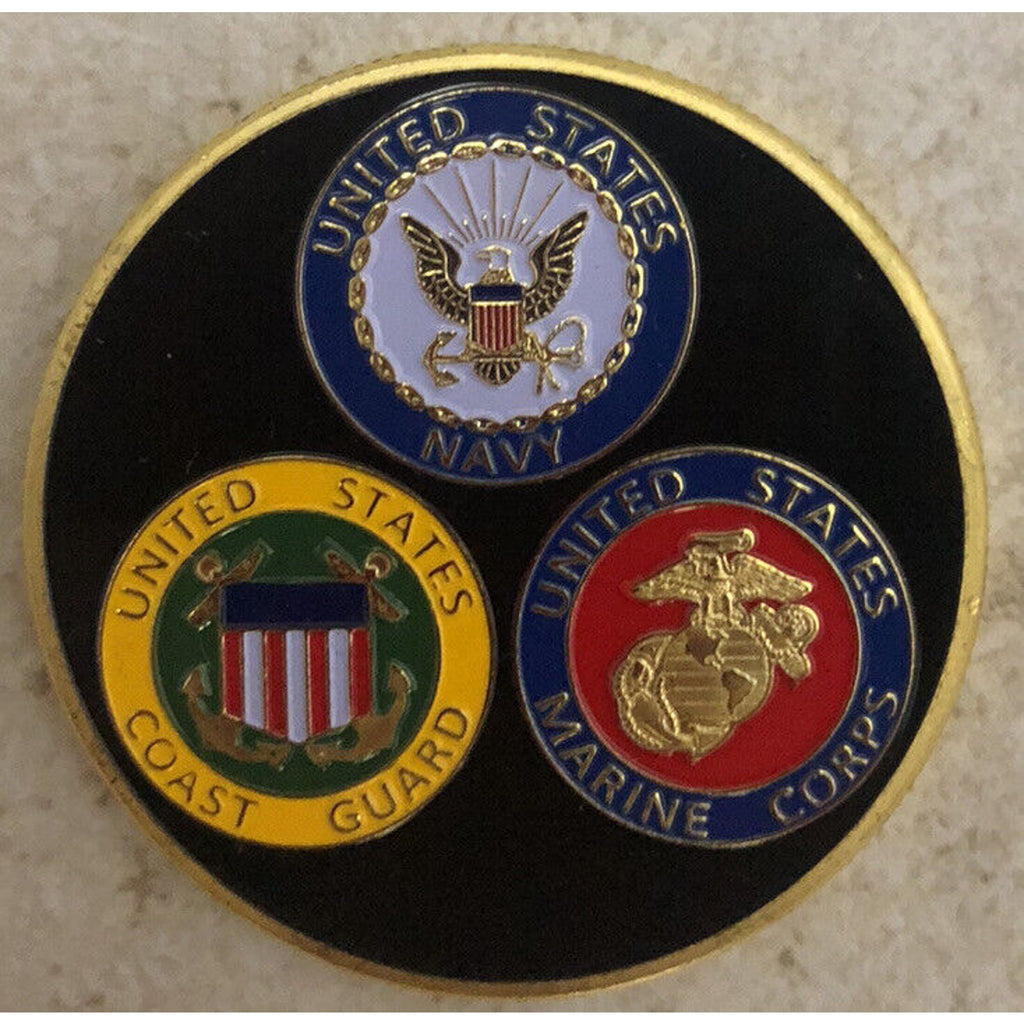 USN NAVAL AVIATOR GOLD WINGS PILOT TOP GUN Challenge Coin NAVY US With Case