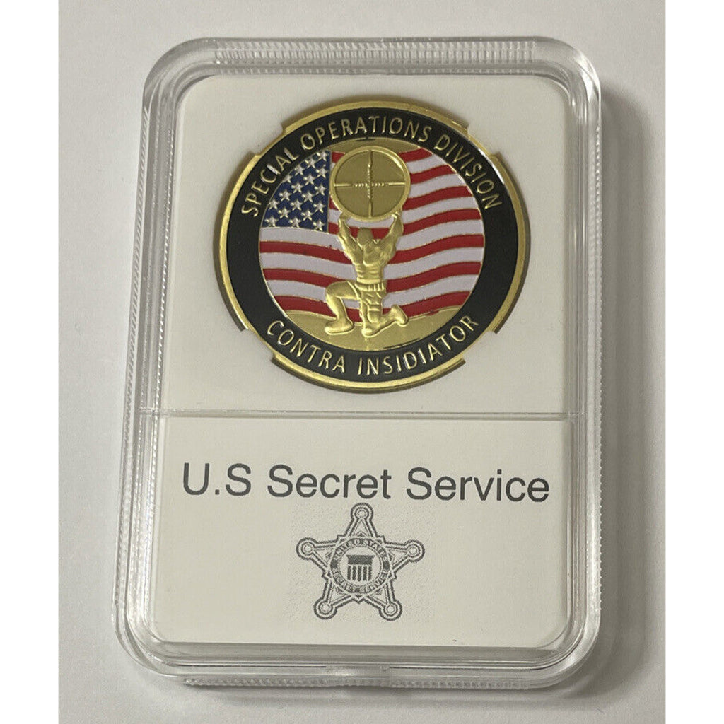 United States Secret Service Counter Sniper Team Challenge Coin W Case Fast Ship