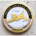 U S AIR FORCE F-105 THUNDERCHIEF Challenge Coin