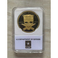 U S ARMY SNIPER "ONE SHOT*ONE KILL" Challenge Coin w/ Presentation Box