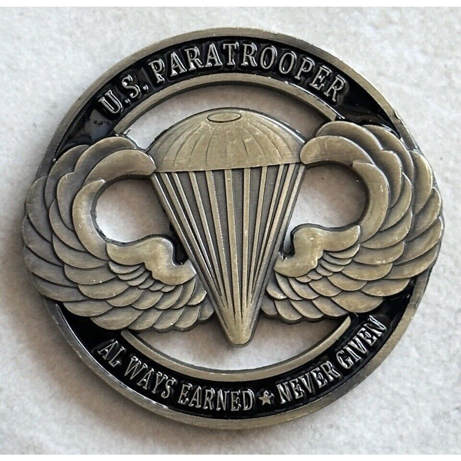 U.S. Army 82nd Airborne Division Jump Wing Paratrooper Counter Terrorism 4 PCs !