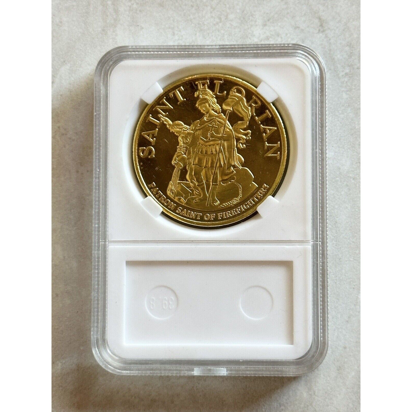 DALLAS FIRE DEPT - The Big "D" Challenge Coin Come With Case