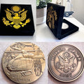 US ARMY UH-72 LAKOTA CHALLENGE COIN with special velvet case