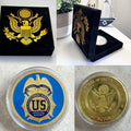 U S DRUG ENFORCEMENT ADMINISTRATION (DEA) Challenge Coin with velvet case