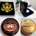ARMY AIR ASSAULT US Army Challenge Coin USA With Velvet Case