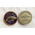 Rare USS Finback SSN 670 Submarine Challenge Coin USN Pride Runs Deep