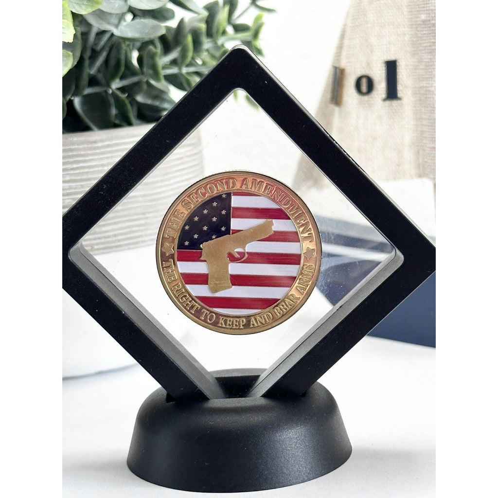 US Second Amendment Gun Rights Challenge Coin American 2nd Right To Bear Arm
