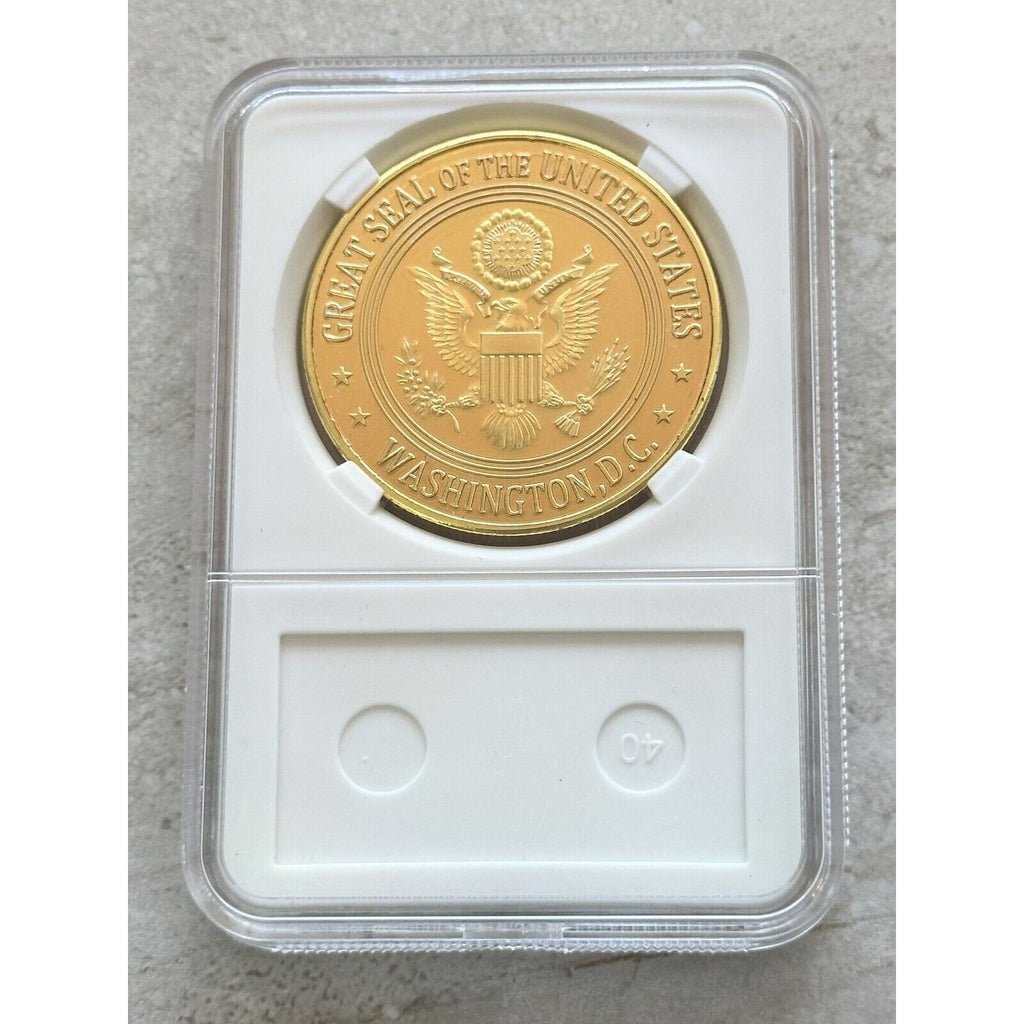 United States PROBATION OFFICER US Courts System Challenge Coin With Box Case