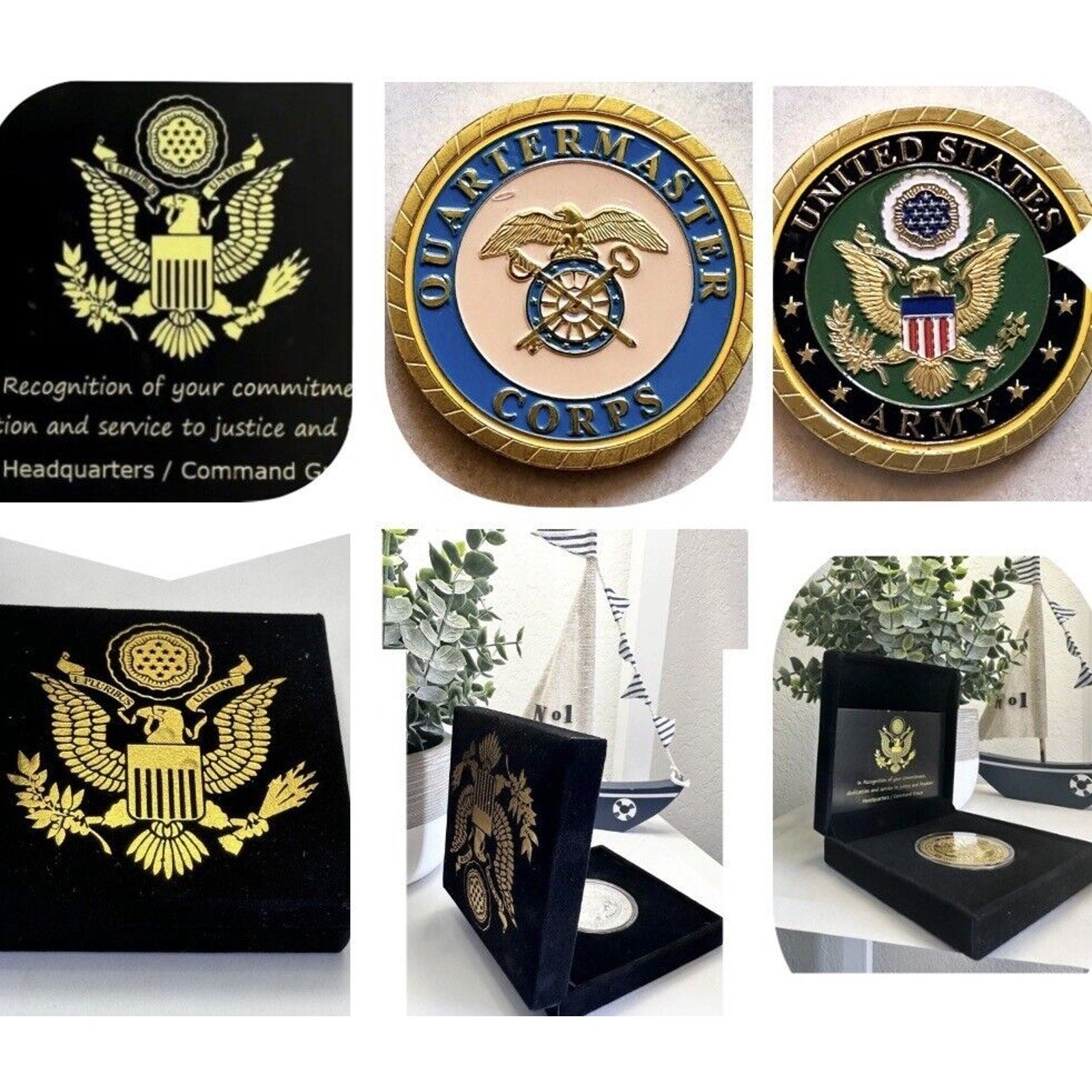 New US Army Quartermaster Corps Challenge Coin USA-Army