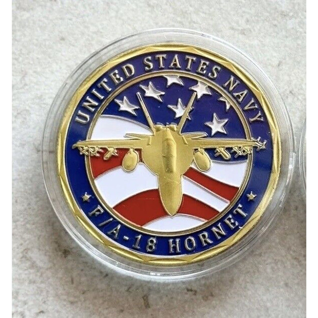 F/A-18 Hornet Coin USN Aircraft  US Navy