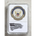 U.S. Navy Veteran Challenge Coin With Case